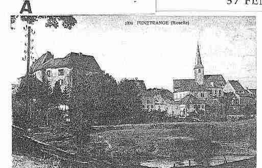 Ville de FENETRANGE Carte postale ancienne