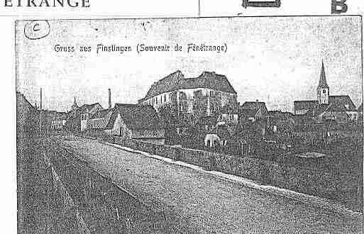 Ville de FENETRANGE Carte postale ancienne