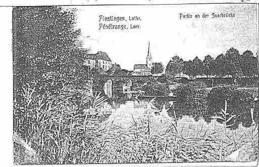 Ville de FENETRANGE Carte postale ancienne