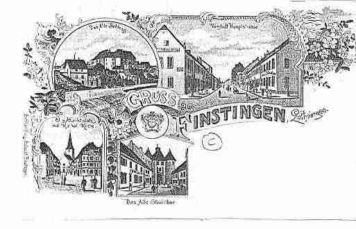 Ville de FENETRANGE Carte postale ancienne