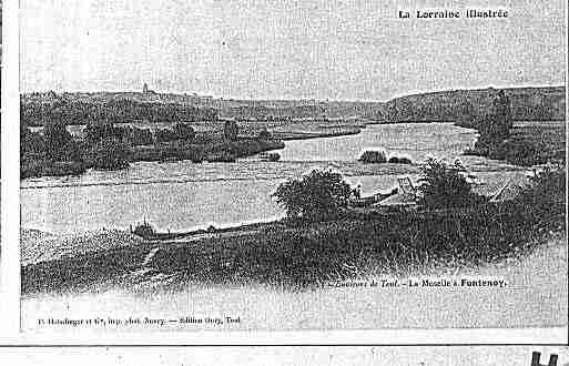 Ville de FONTENOYSURMOSELLE Carte postale ancienne