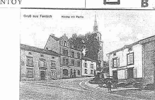 Ville de FONTOY Carte postale ancienne