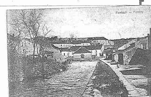 Ville de FONTOY Carte postale ancienne