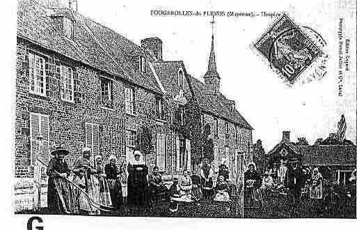 Ville de FOUGEROLLESDUPLESSIS Carte postale ancienne