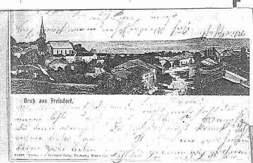 Ville de FREISTROFF Carte postale ancienne