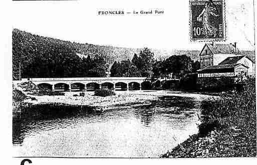 Ville de FRONCLES Carte postale ancienne