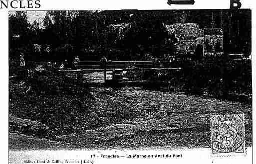 Ville de FRONCLES Carte postale ancienne