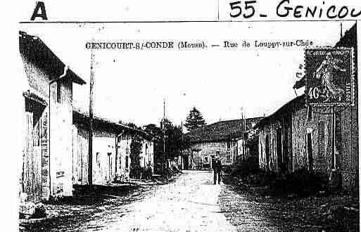 Ville de GENICOURTSOUSCONDE Carte postale ancienne