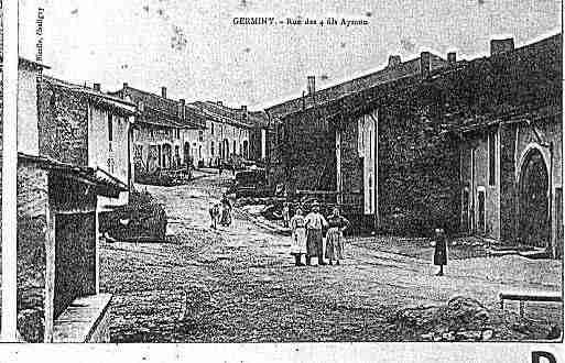 Ville de GERMINY Carte postale ancienne