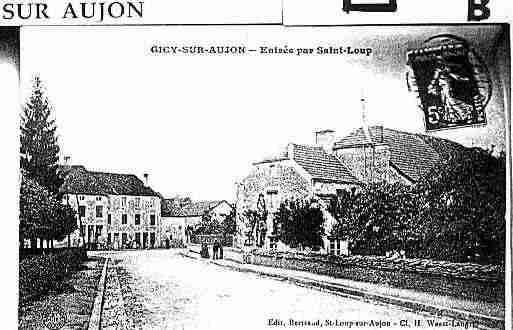 Ville de GIEYSURAUJON Carte postale ancienne