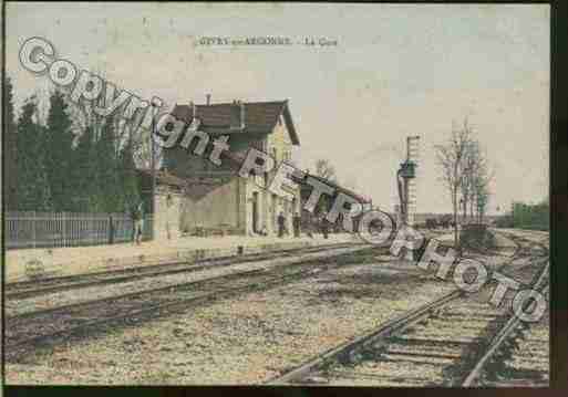 Ville de GIVRYENARGONNE Carte postale ancienne