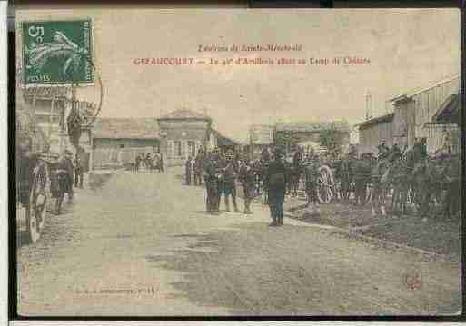 Ville de GIZAUCOURT Carte postale ancienne