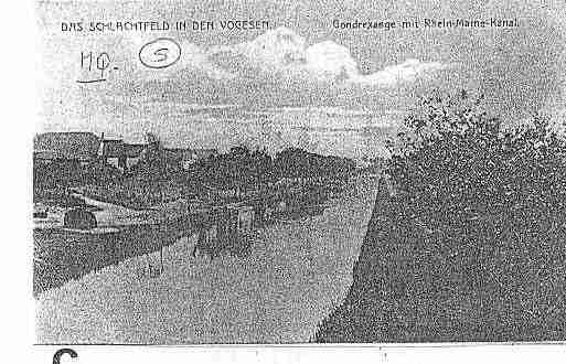 Ville de GONDREXANGE Carte postale ancienne