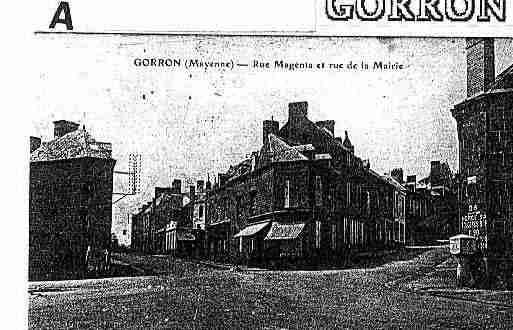 Ville de GORRON Carte postale ancienne