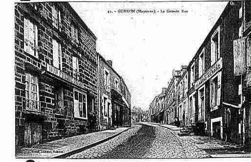 Ville de GORRON Carte postale ancienne