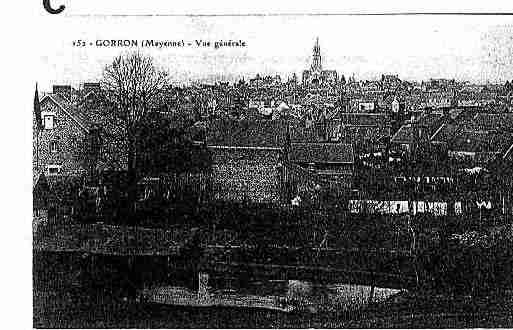 Ville de GORRON Carte postale ancienne