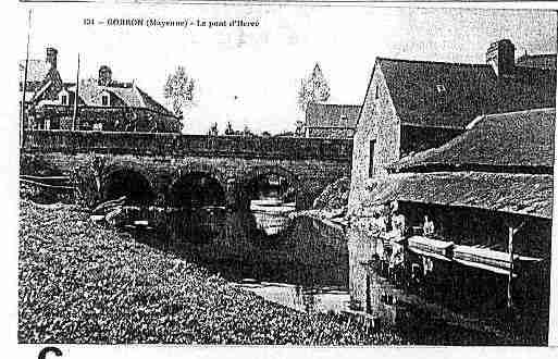 Ville de GORRON Carte postale ancienne