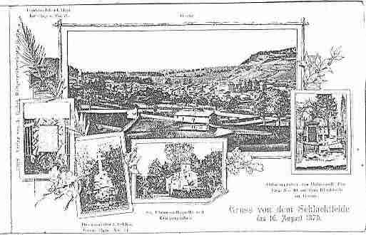 Ville de GORZE Carte postale ancienne