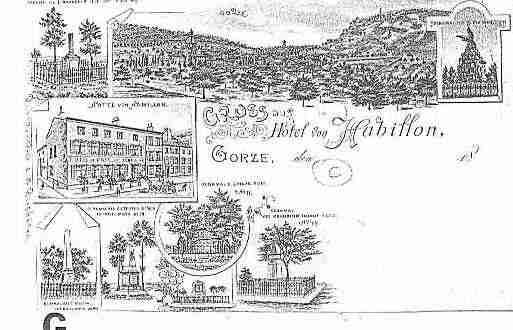 Ville de GORZE Carte postale ancienne