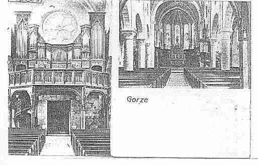 Ville de GORZE Carte postale ancienne