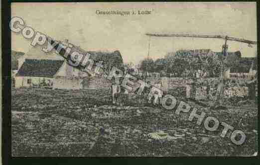 Ville de GOSSELMING Carte postale ancienne