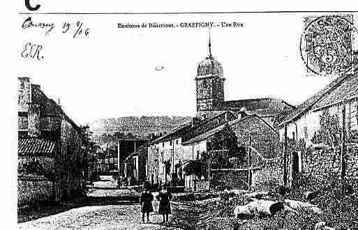 Ville de GRAFFIGNYCHEMIN Carte postale ancienne