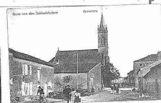 Ville de GRAVELOTTE Carte postale ancienne