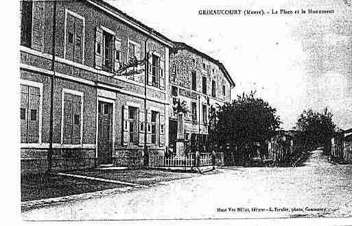 Ville de GRIMAUCOURTENWOEVRE Carte postale ancienne