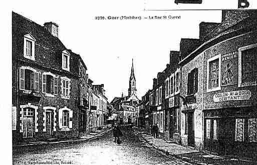 Ville de GUER Carte postale ancienne