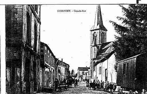 Ville de GUERPONT Carte postale ancienne