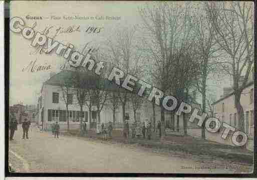 Ville de GUEUX Carte postale ancienne