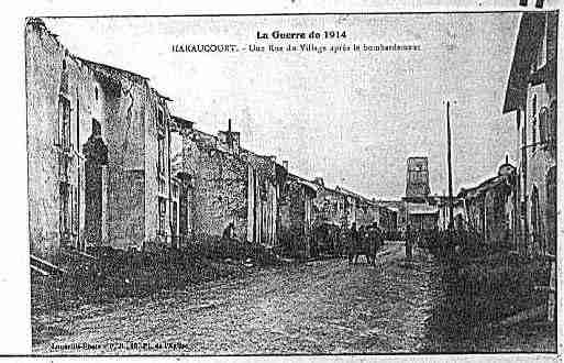 Ville de HARAUCOURT Carte postale ancienne