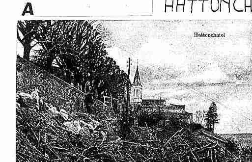 Ville de HATTONCHATEL Carte postale ancienne