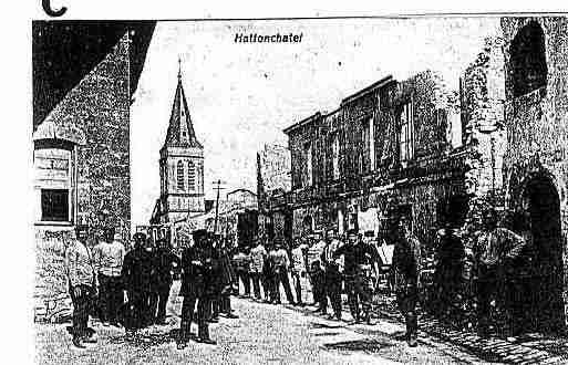 Ville de HATTONCHATEL Carte postale ancienne