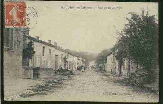 Ville de HAUDIOMONT Carte postale ancienne