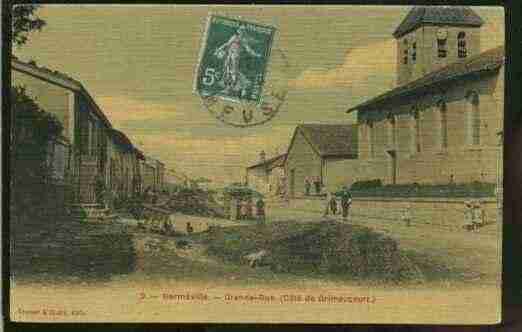 Ville de HERMEVILLEENWOEVRE Carte postale ancienne