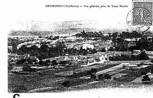 Ville de HERMONVILLE Carte postale ancienne