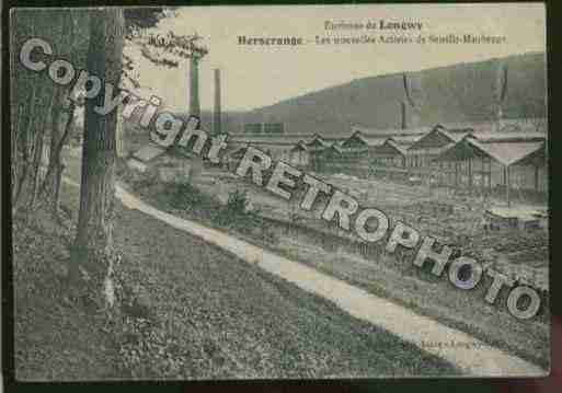 Ville de HERSERANGE Carte postale ancienne