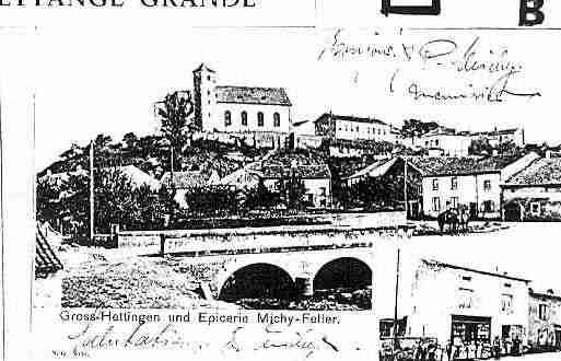 Ville de HETTANGEGRANDE Carte postale ancienne