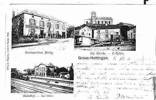 Ville de HETTANGEGRANDE Carte postale ancienne