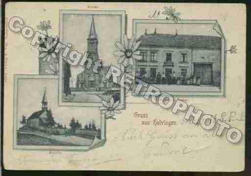 Ville de HOLVING Carte postale ancienne