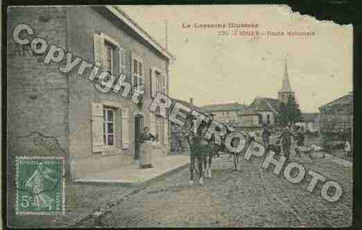 Ville de IGNEY Carte postale ancienne