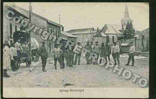 Ville de IGNEY Carte postale ancienne