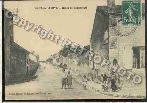 Ville de ISLESSURSUIPPE Carte postale ancienne