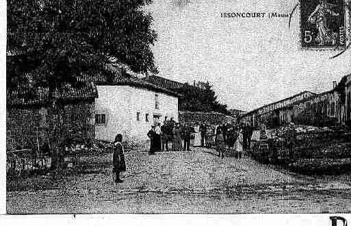 Ville de ISSONCOURT Carte postale ancienne