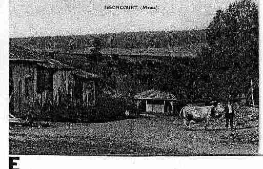 Ville de ISSONCOURT Carte postale ancienne