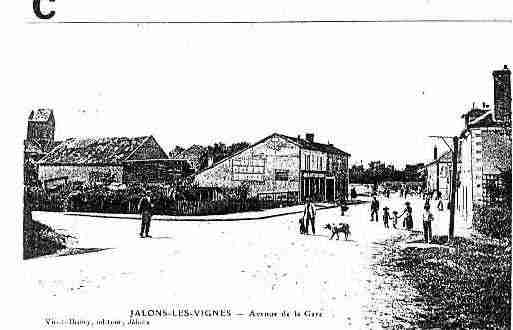 Ville de JALONS Carte postale ancienne