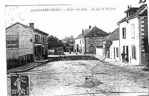 Ville de JALONS Carte postale ancienne