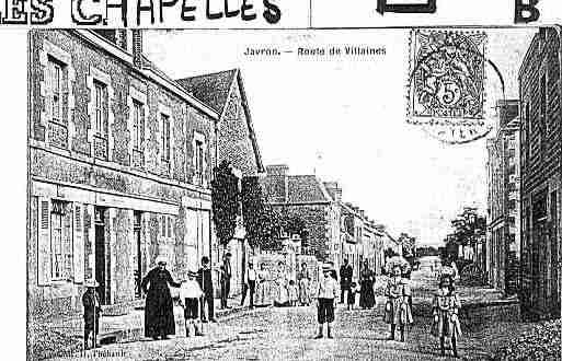 Ville de JAVRONLESCHAPELLES Carte postale ancienne