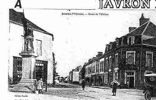 Ville de JAVRONLESCHAPELLES Carte postale ancienne